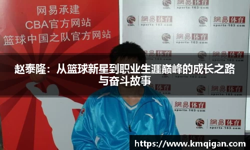 赵泰隆：从篮球新星到职业生涯巅峰的成长之路与奋斗故事